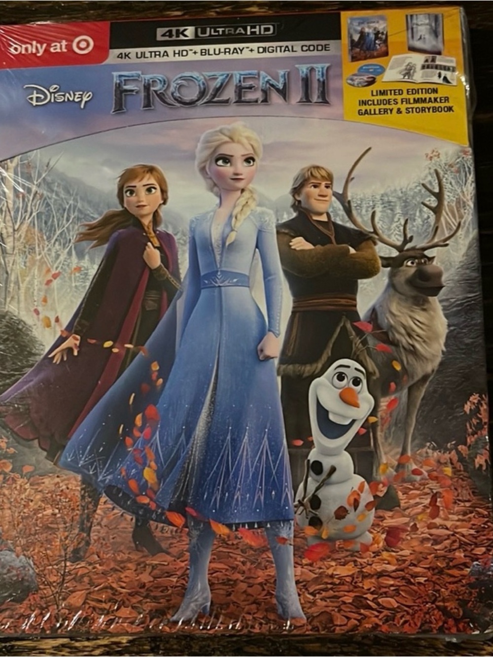 Disney Frozen II Cover Art Blu-ray New sealed